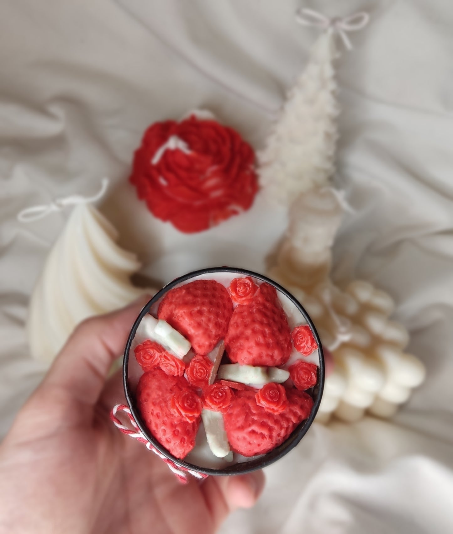 Strawberry Jar Candle