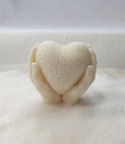 Love Heart Candle Valentine's Day