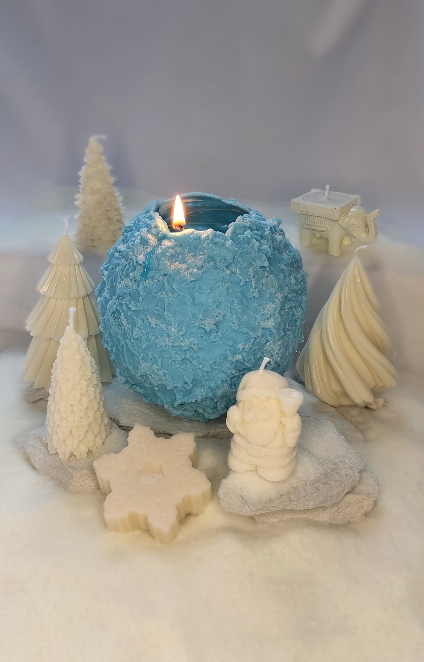 Christmas Spiral Surprise Candle