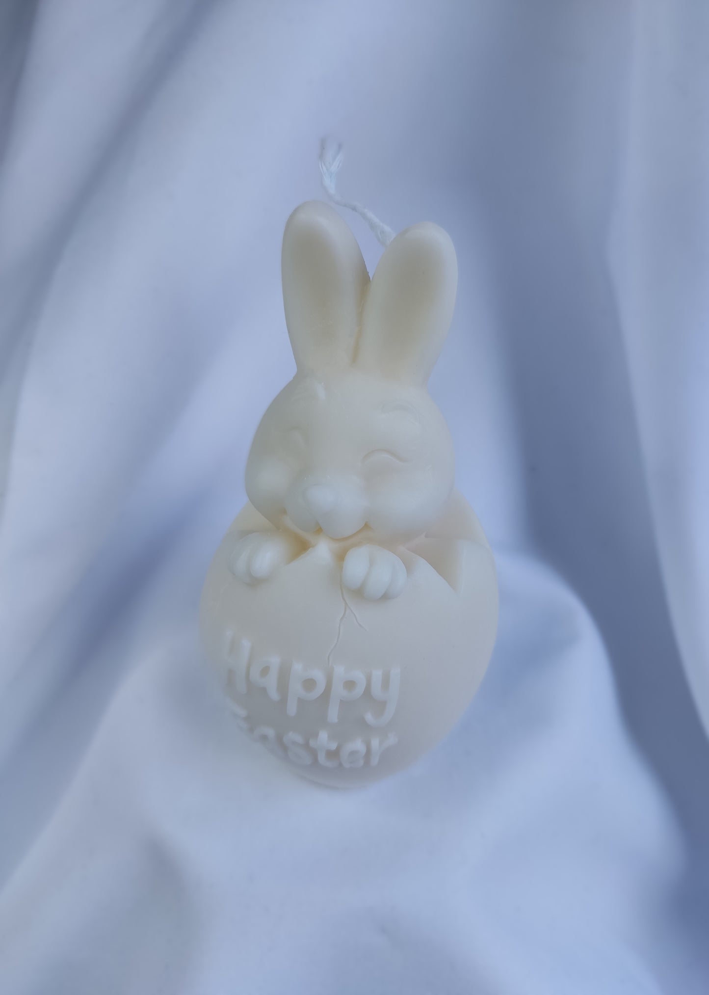 Happy Easter Bunny candle