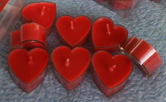 Floating Love Heart Shaped Tealight Candles Valentine's Day Gift