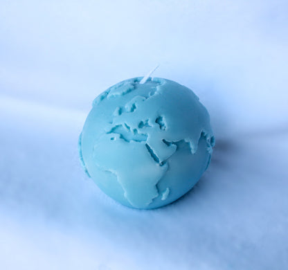 Globe World Candle